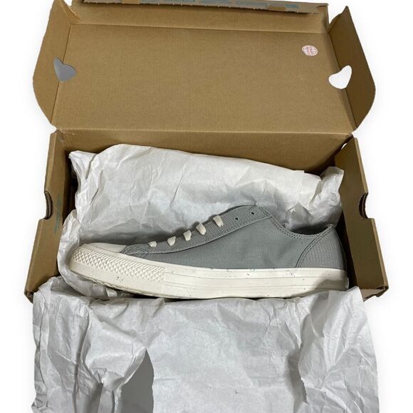 Converse CTAS Chuck Taylor All Star Ox Sneakers Shoes Gray Unisex Low Tops - Picture 11 of 14